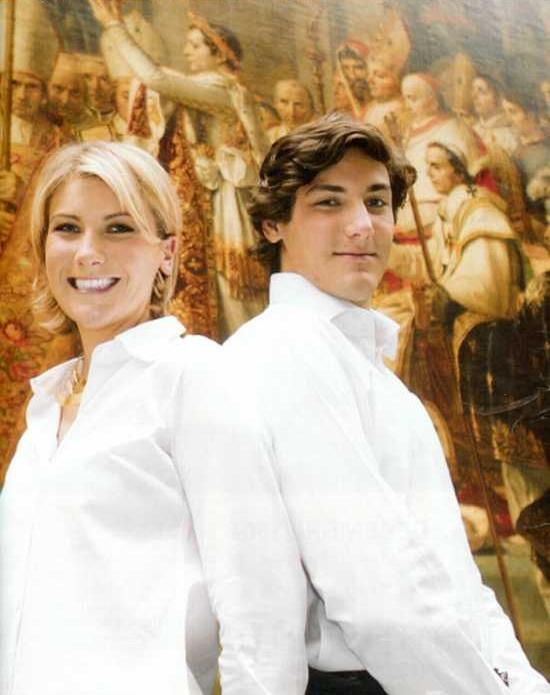 Le Prince Napoléon et sa soeur la Princesse Caroline